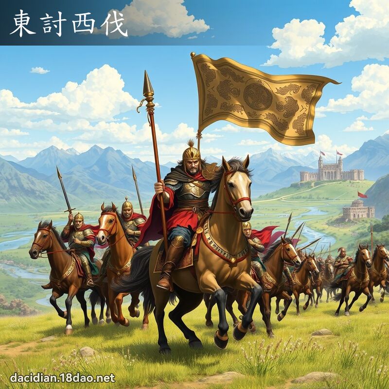 東討西伐 - 國語大辭典配圖
