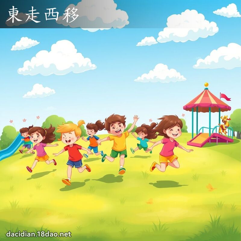 東走西移 - 國語大辭典配圖