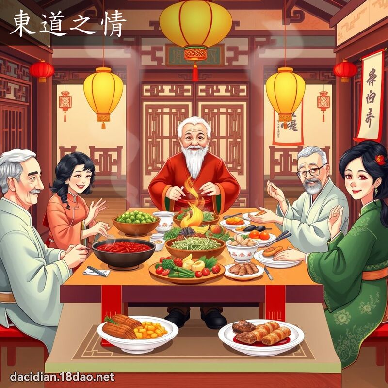 東道之情 - 國語大辭典配圖