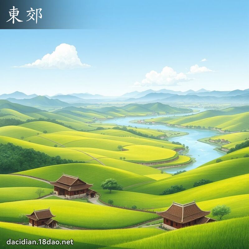 东郊 - 国语大辞典配图