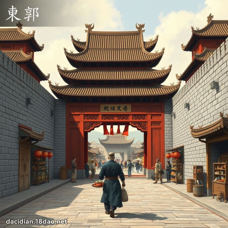 东郭 - 国语大辞典配图