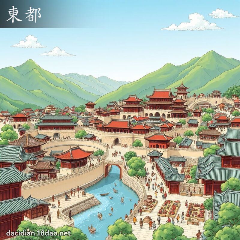 東都 - 國語大辭典配圖