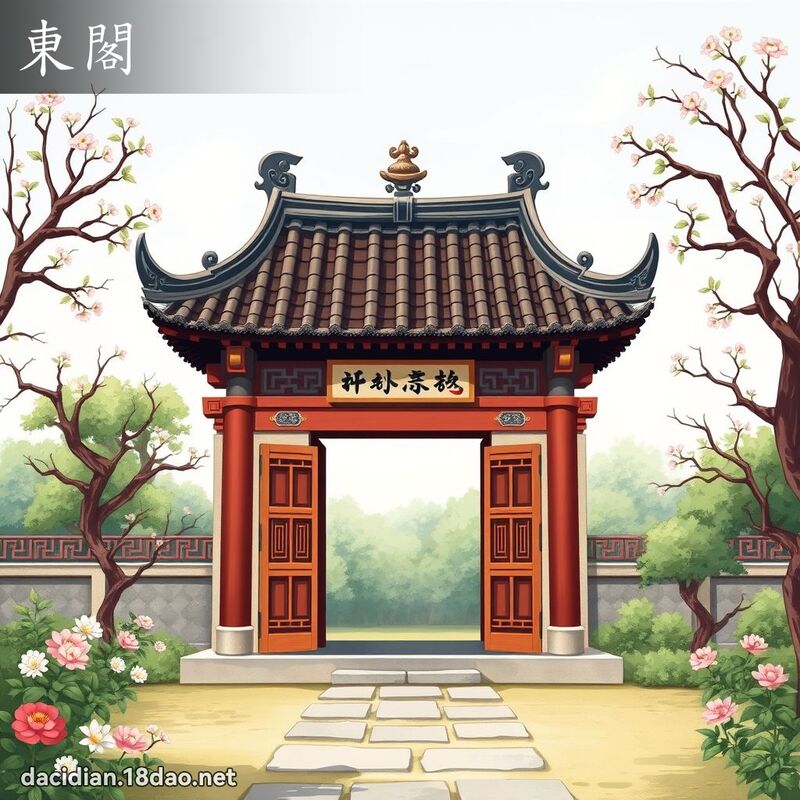 东阁 - 国语大辞典配图