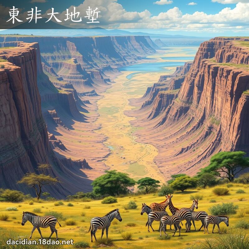 東非大地塹 - 國語大辭典配圖