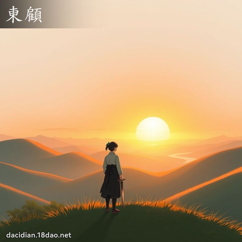 東顧 - 國語大辭典配圖