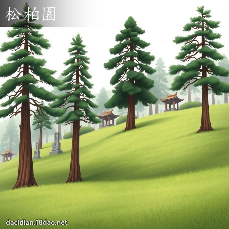 松柏園 - 國語大辭典配圖