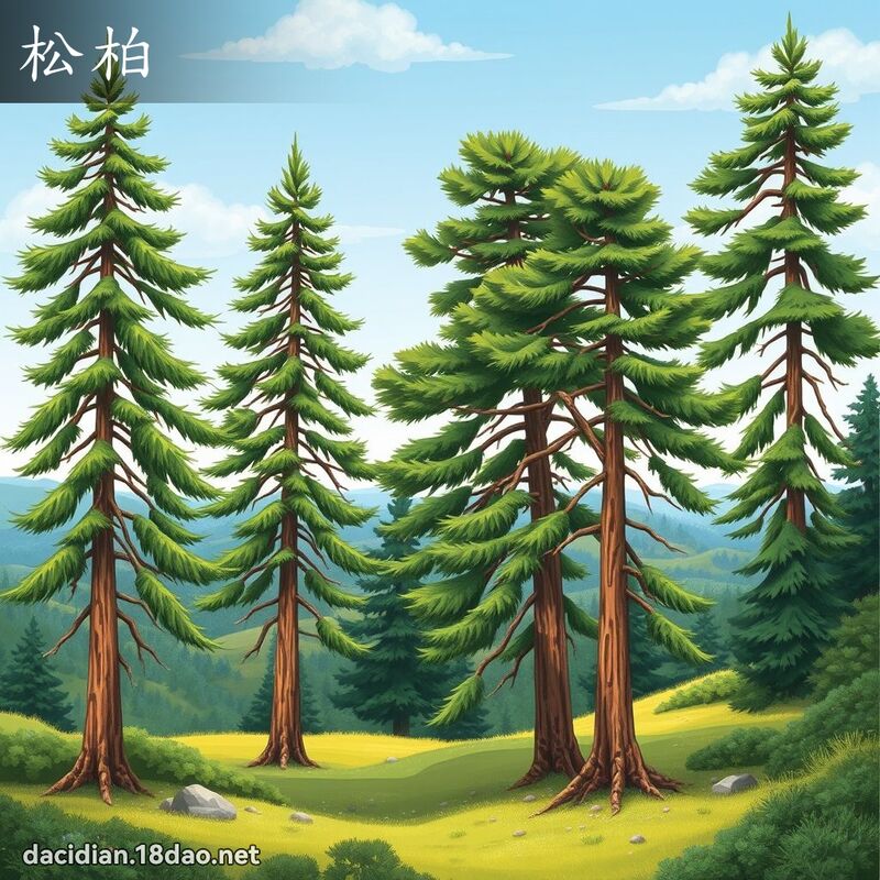 松柏 - 國語大辭典配圖