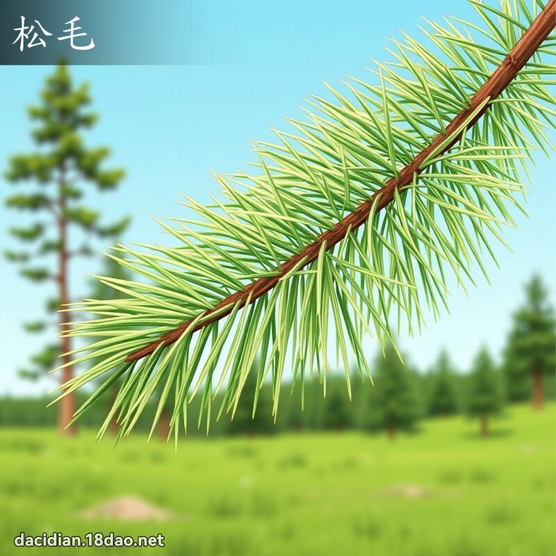 松毛 - 國語大辭典配圖