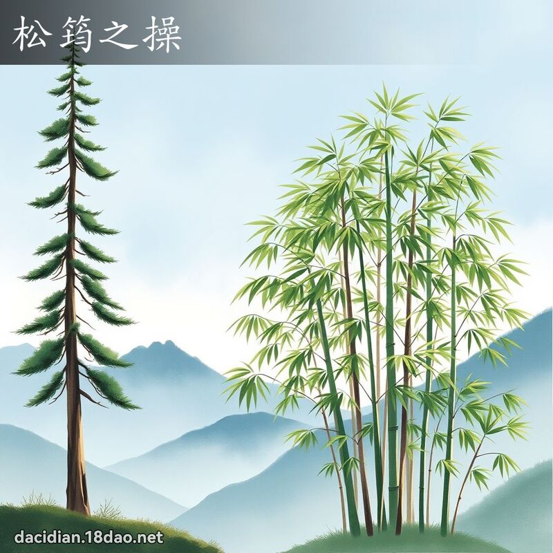 松筠之操 - 国语大辞典配图