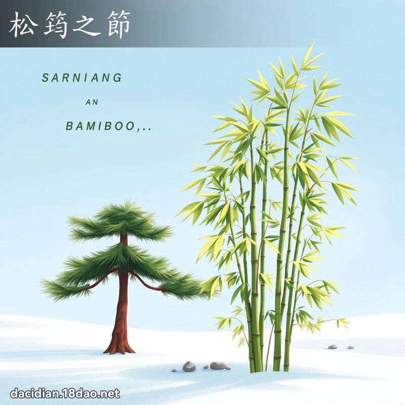 松筠之節 - 國語大辭典配圖