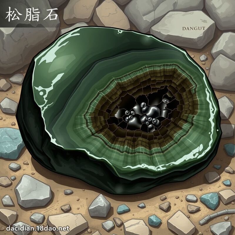 松脂石 - 国语大辞典配图