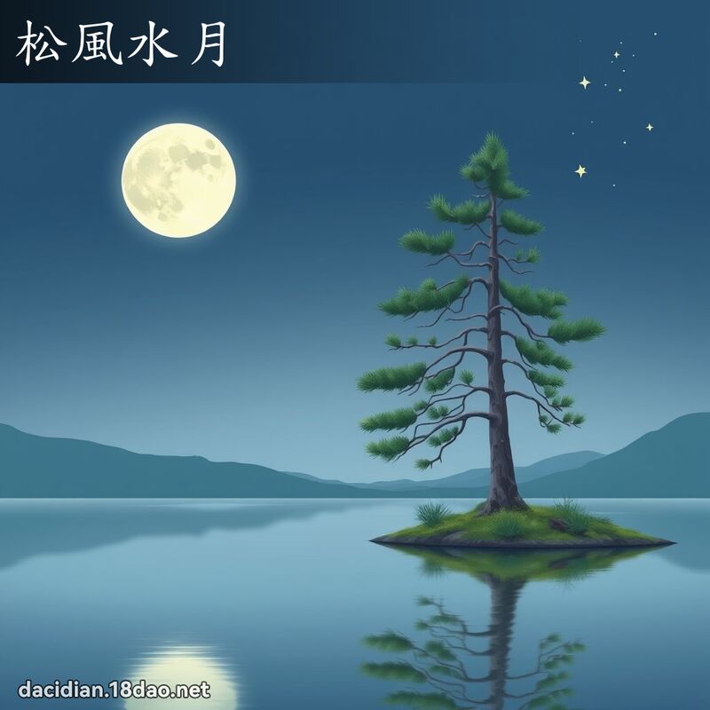 松风水月 - 国语大辞典配图