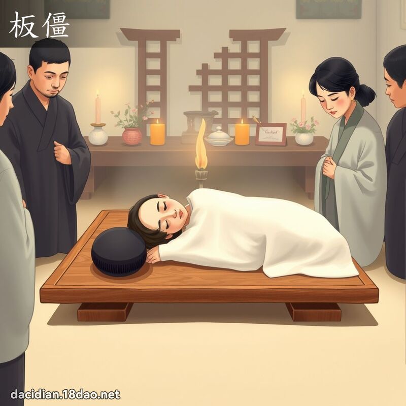 板僵 - 國語大辭典配圖