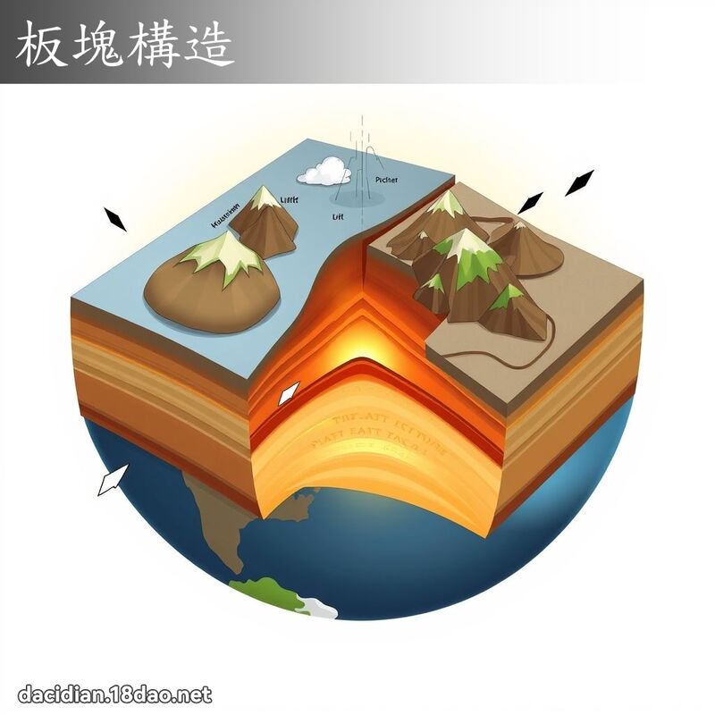 板塊構造 - 國語大辭典配圖