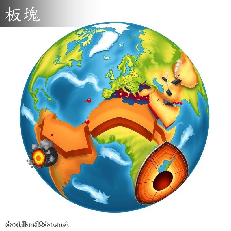 板塊 - 國語大辭典配圖