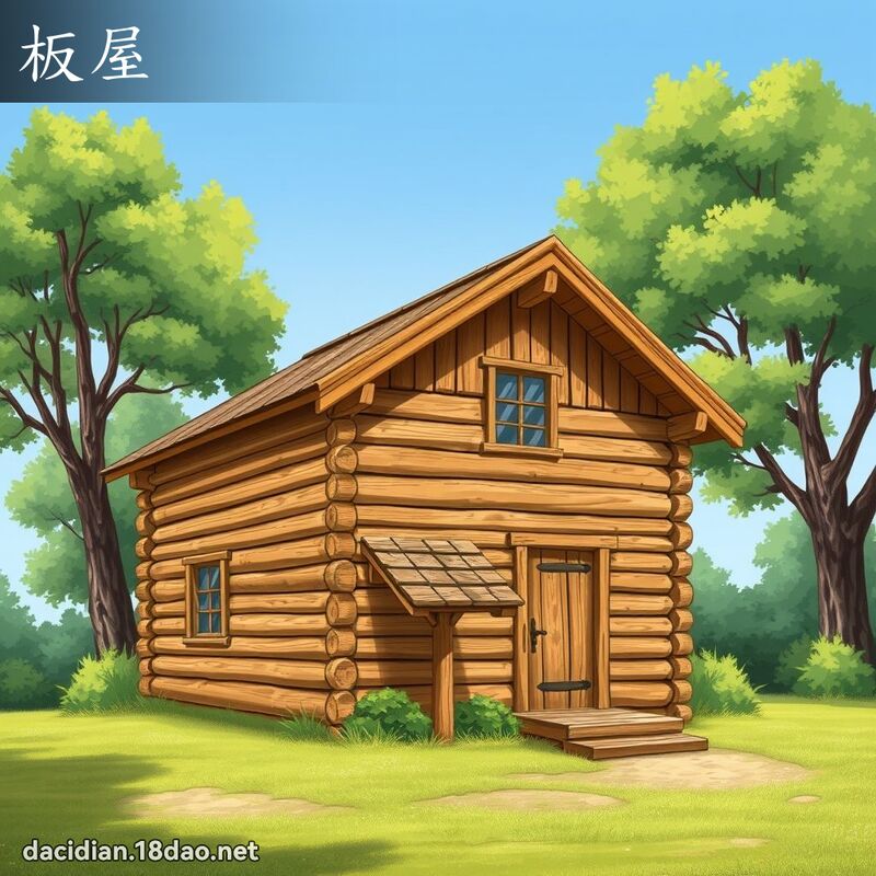 板屋 - 国语大辞典配图