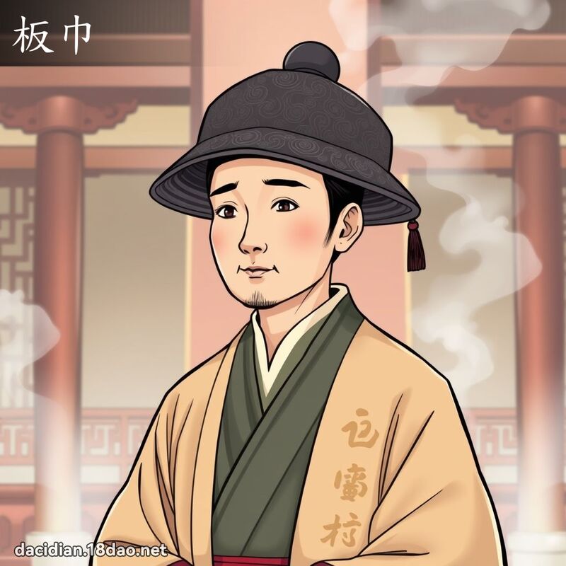板巾 - 国语大辞典配图