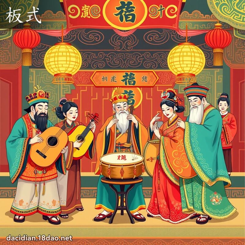 板式 - 国语大辞典配图