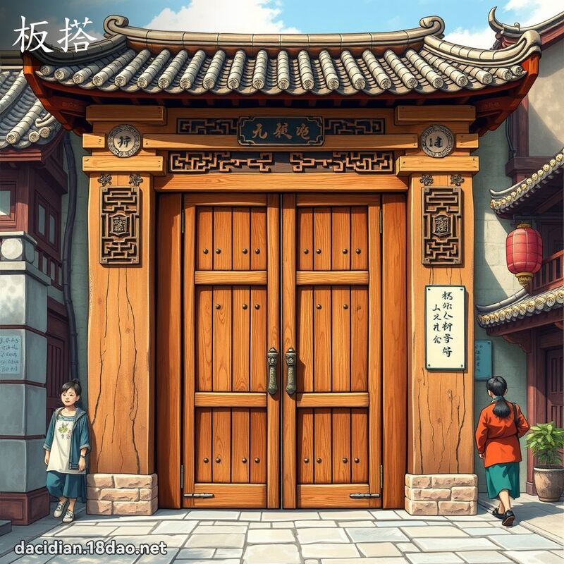 板搭 - 國語大辭典配圖