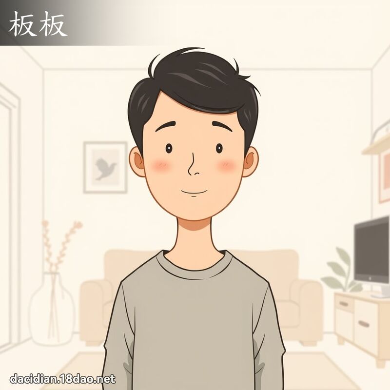 板板 - 國語大辭典配圖