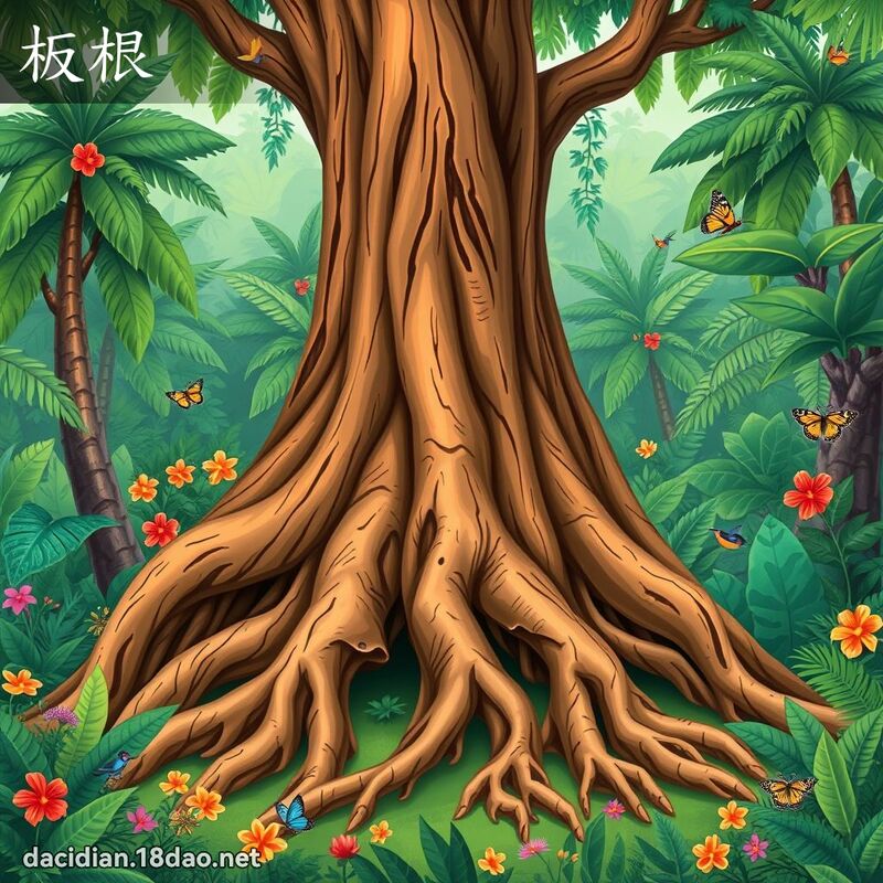 板根 - 國語大辭典配圖