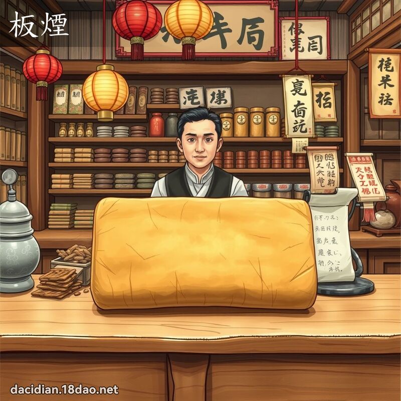 板煙 - 國語大辭典配圖