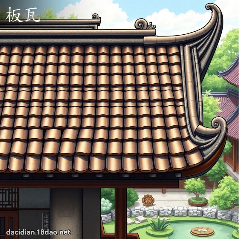 板瓦 - 國語大辭典配圖