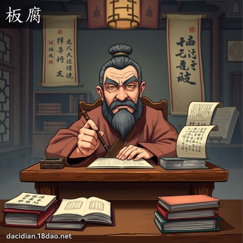 板腐 - 國語大辭典配圖