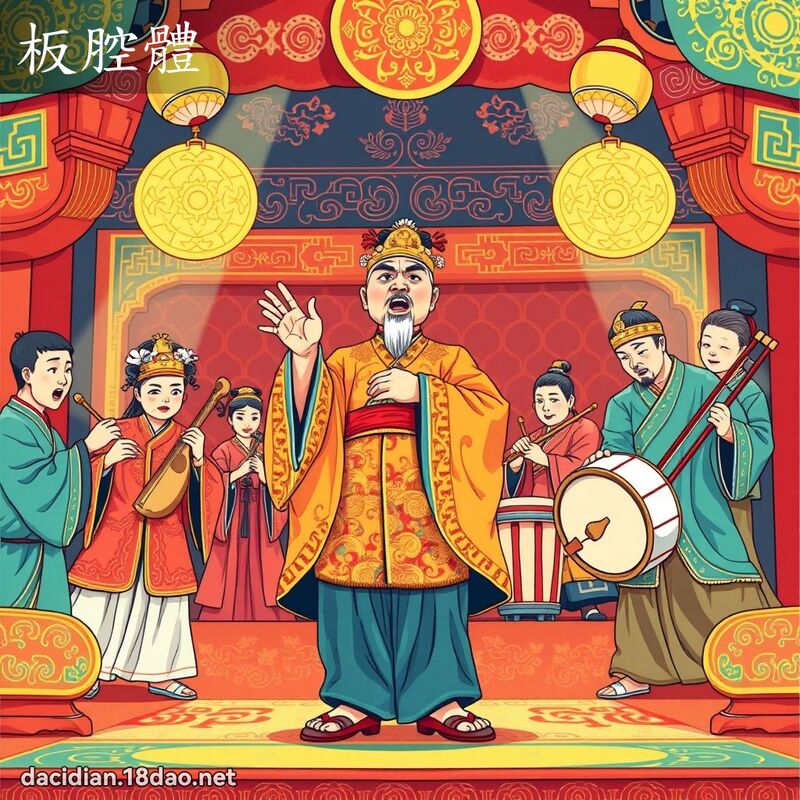 板腔體 - 國語大辭典配圖