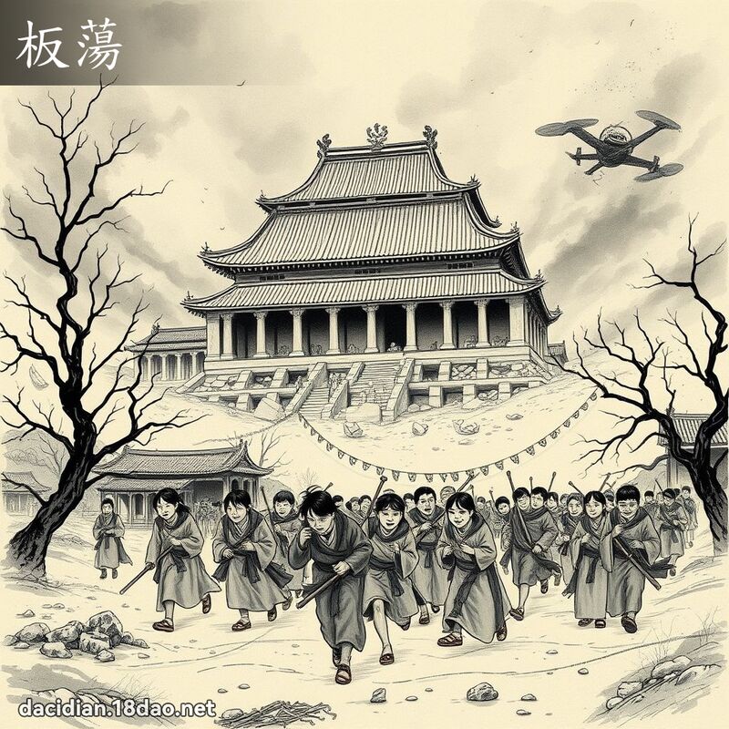 板蕩 - 國語大辭典配圖