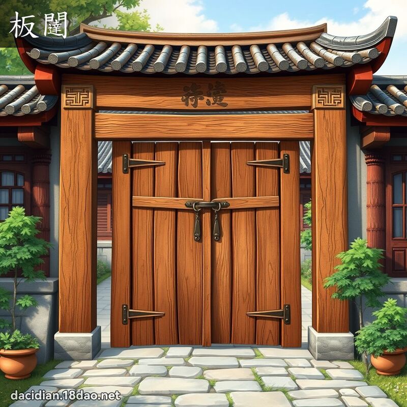 板闥 - 國語大辭典配圖
