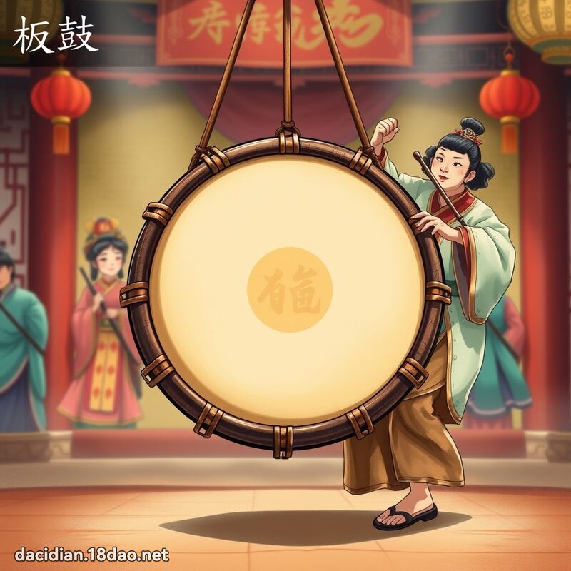 板鼓 - 國語大辭典配圖