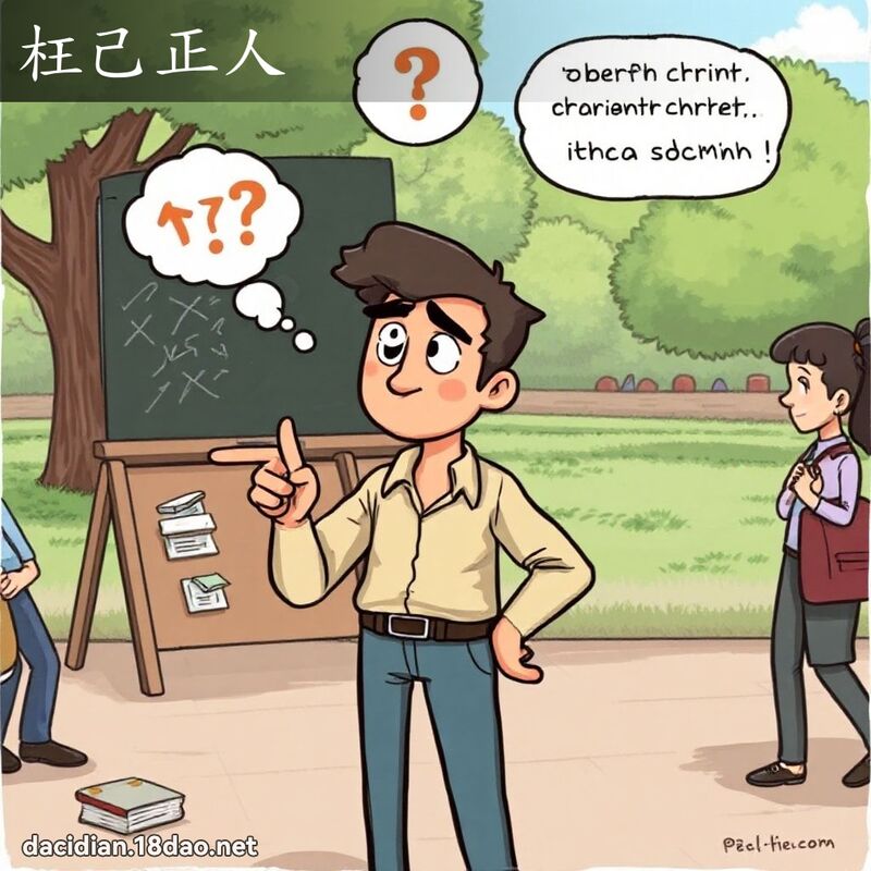 枉己正人 - 國語大辭典配圖