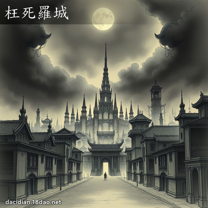 枉死罗城 - 国语大辞典配图