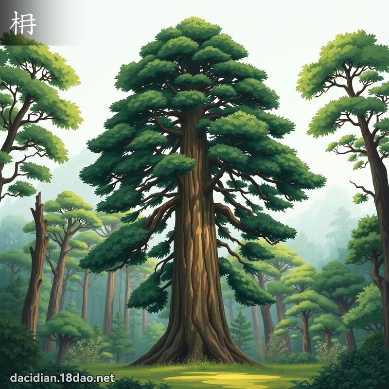 枏 - 國語大辭典配圖