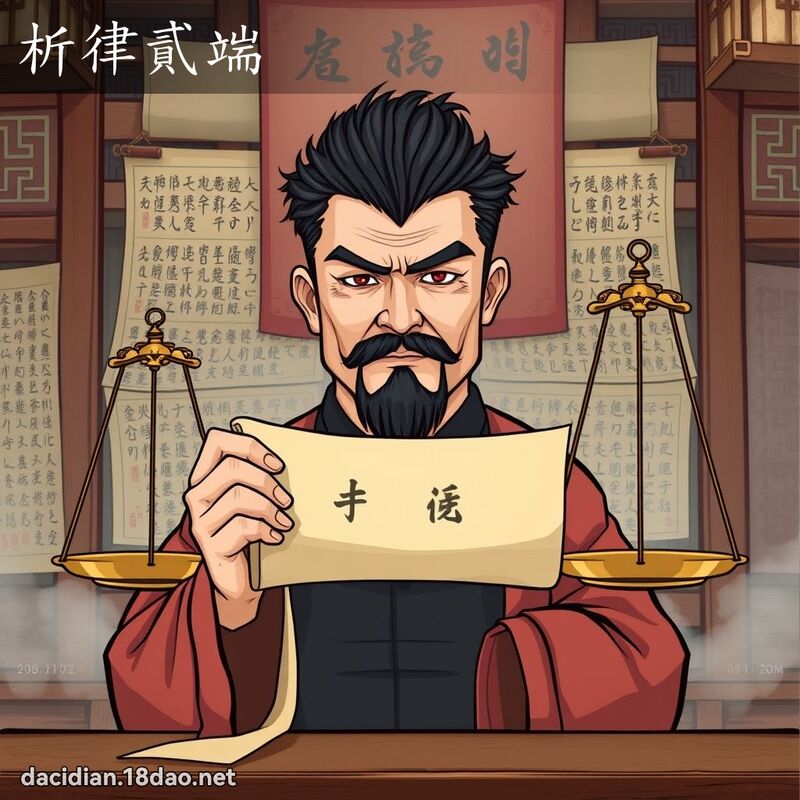 析律貳端 - 國語大辭典配圖