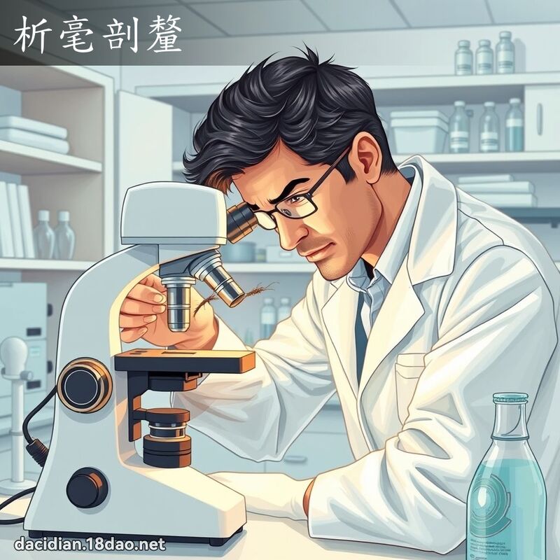 析毫剖釐 - 國語大辭典配圖