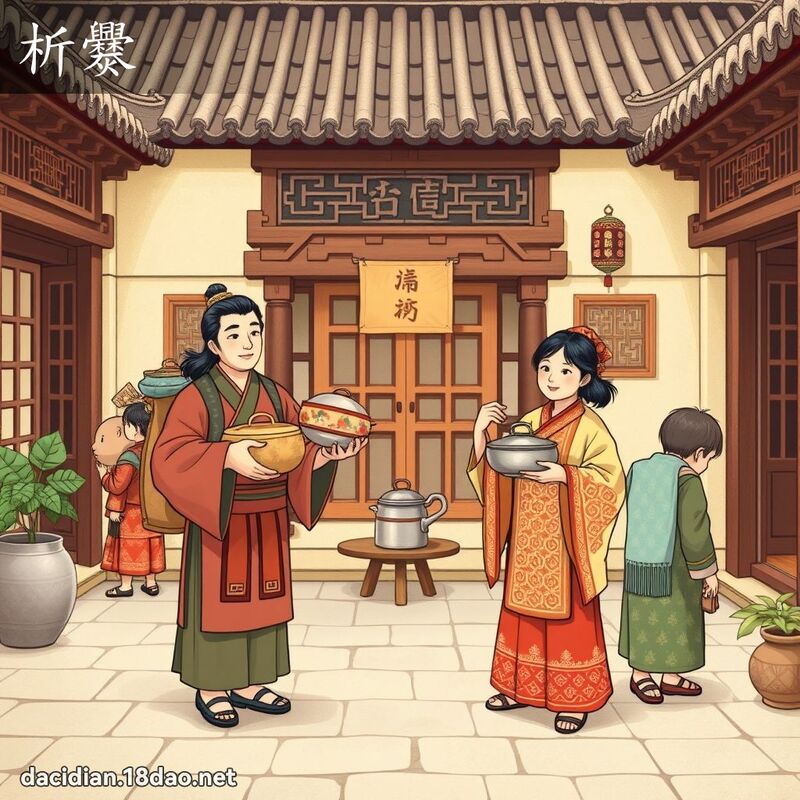 析爨 - 國語大辭典配圖