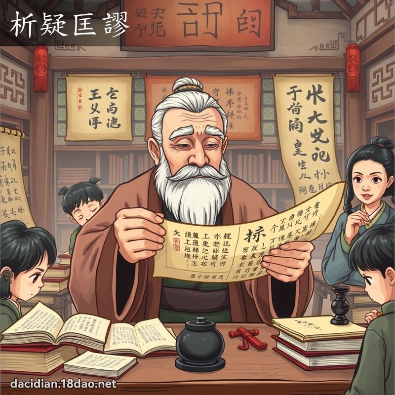 析疑匡謬 - 國語大辭典配圖