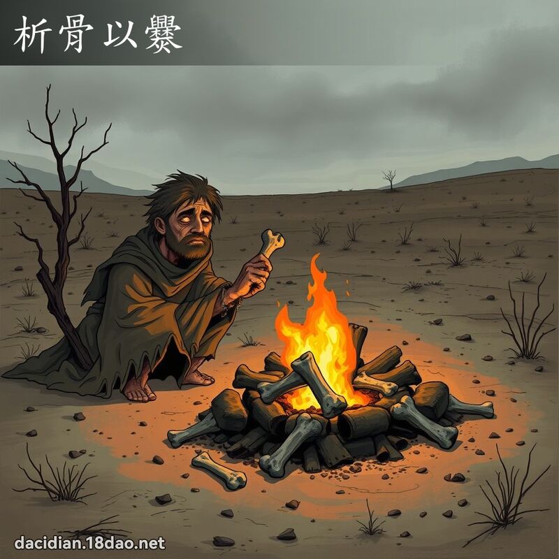 析骨以爨 - 国语大辞典配图
