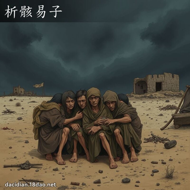 析骸易子 - 国语大辞典配图