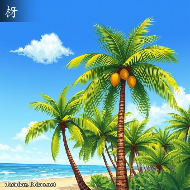 枒 - 國語大辭典配圖