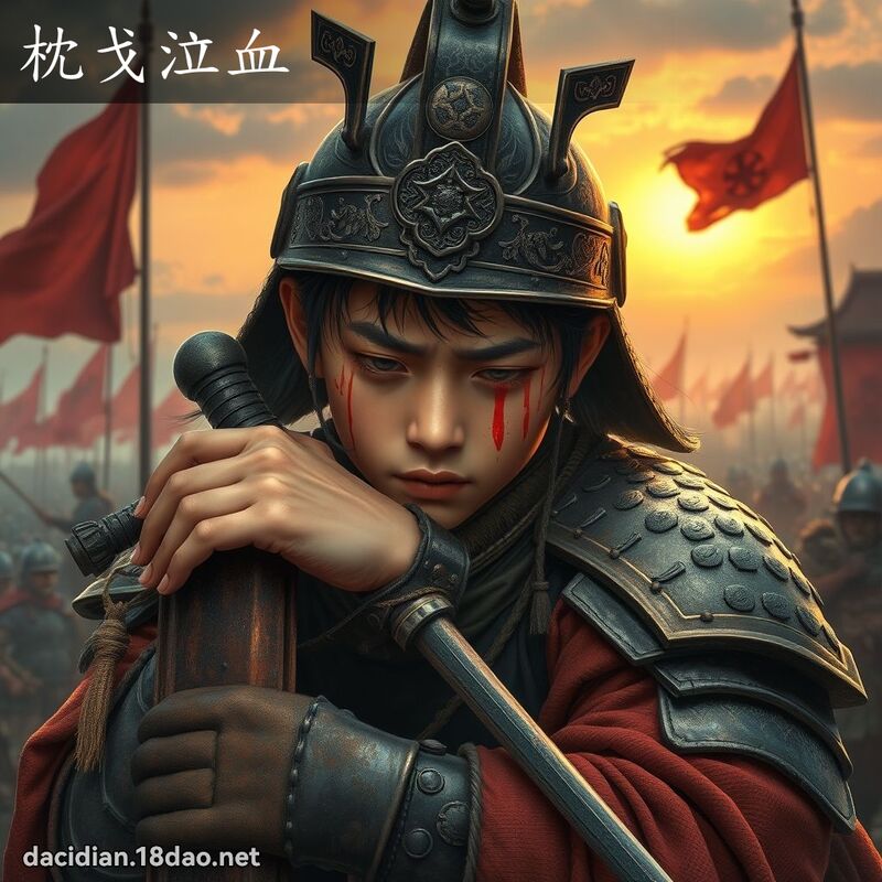 枕戈泣血 - 國語大辭典配圖