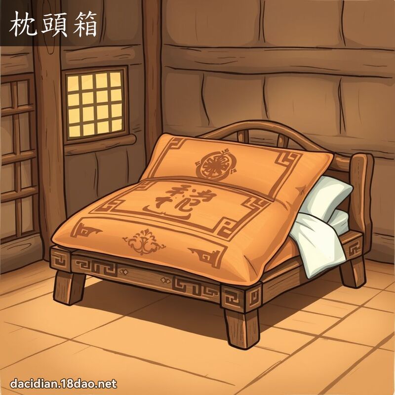 枕头箱 - 国语大辞典配图