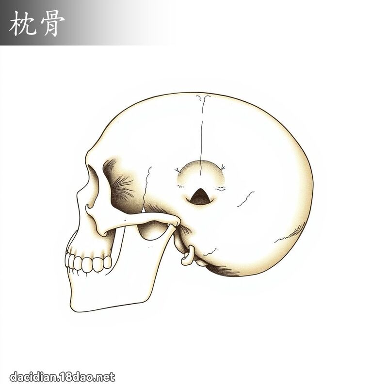 枕骨 - 国语大辞典配图