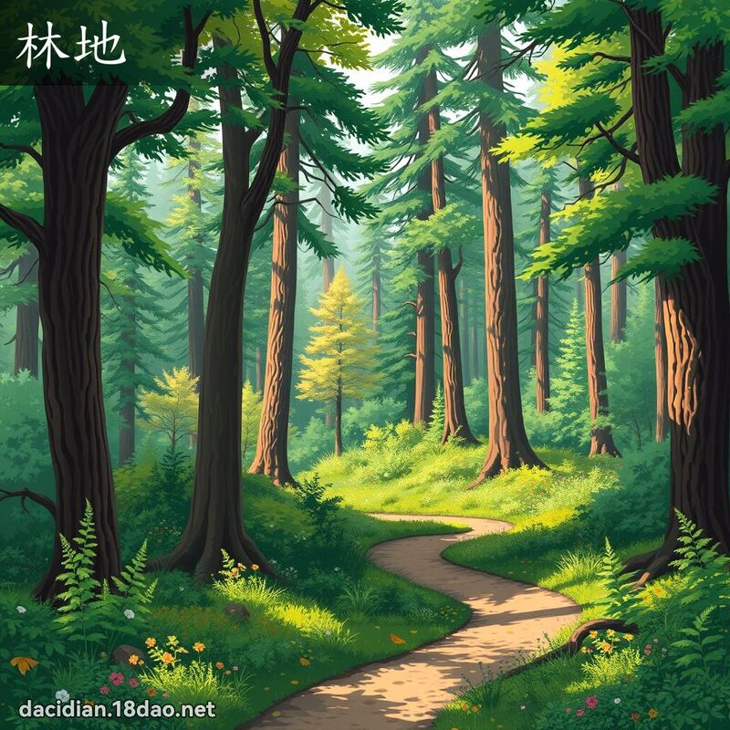 林地 - 国语大辞典配图