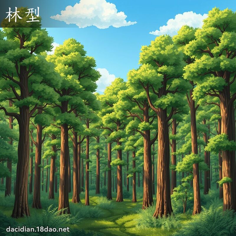 林型 - 國語大辭典配圖