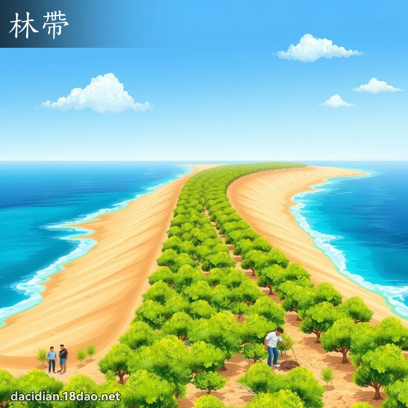 林帶 - 國語大辭典配圖