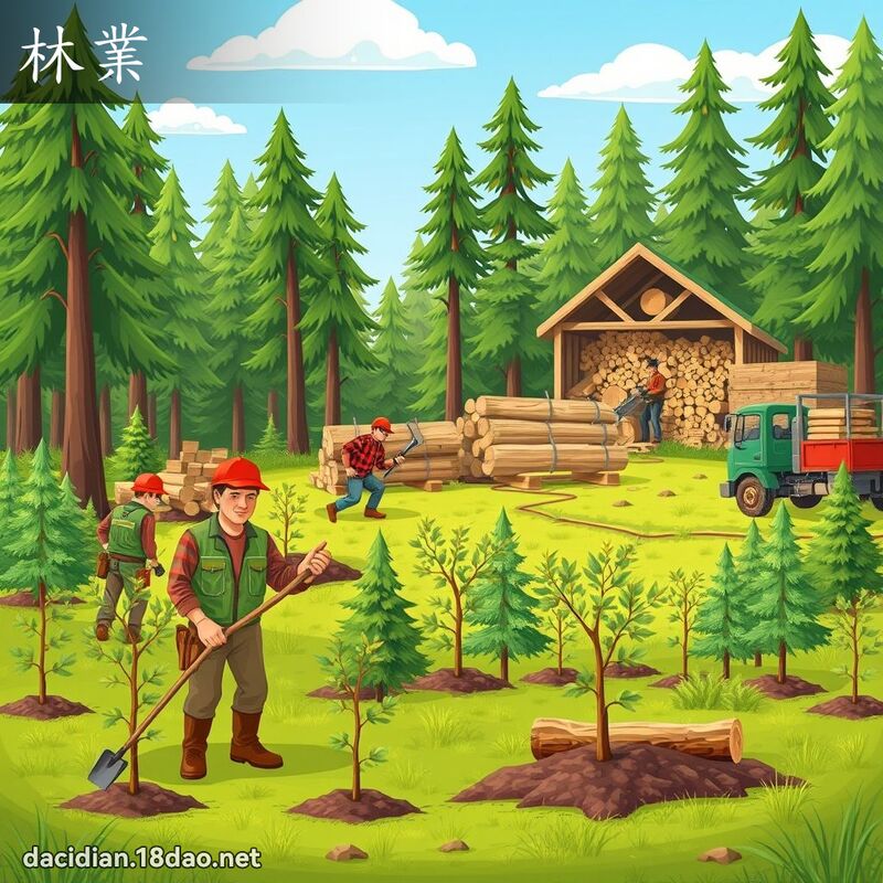 林業 - 國語大辭典配圖