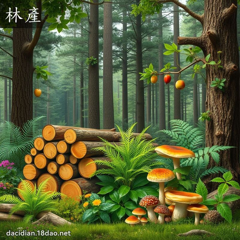 林產 - 國語大辭典配圖